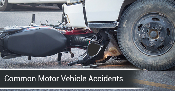 Common Motor Vehicle Accidents Ontario