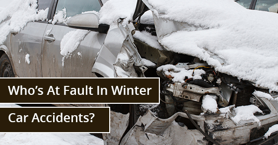 Who’s At Fault In Winter Car Accidents? Ontario